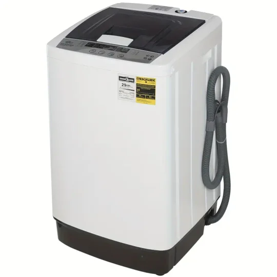 Lavadora Portátil, Capacidad de 13.5 libras/17.8 libras, Lavadora y Secadora Portátil de 1.8/2.4 pies cúbicos con bomba de drenaje, 10 programas y 8 niveles de agua para hogares y apartamentos
