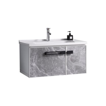 Vanitorio Lavamanos Con Griferia Y Mueble Espejo Blanco 60 cm T-1060