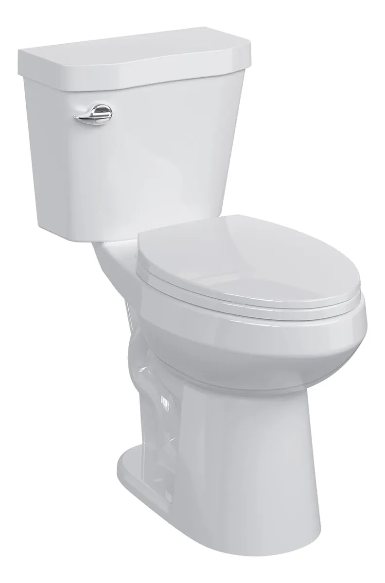 Inodoro De Dos Piezas Para Baño Con Asiento De Cierre Suave