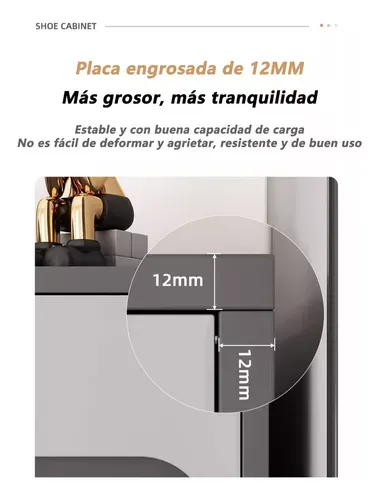 Modernos Zapatera De Madera Organizador Zapatos 4 Puertas