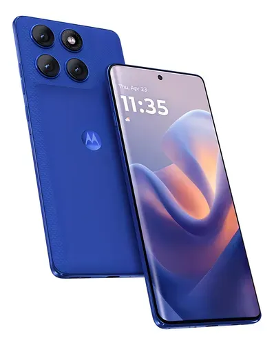 📱 Motorola Edge 60 Pro 5G disponible en azul y verde, opciones 512GB+12GB/16GB/24GB RAM ampliable hasta 24GB, cámara 50MP + teleobjetivo 10MP, resistencia IP68 IP69 bajo el agua