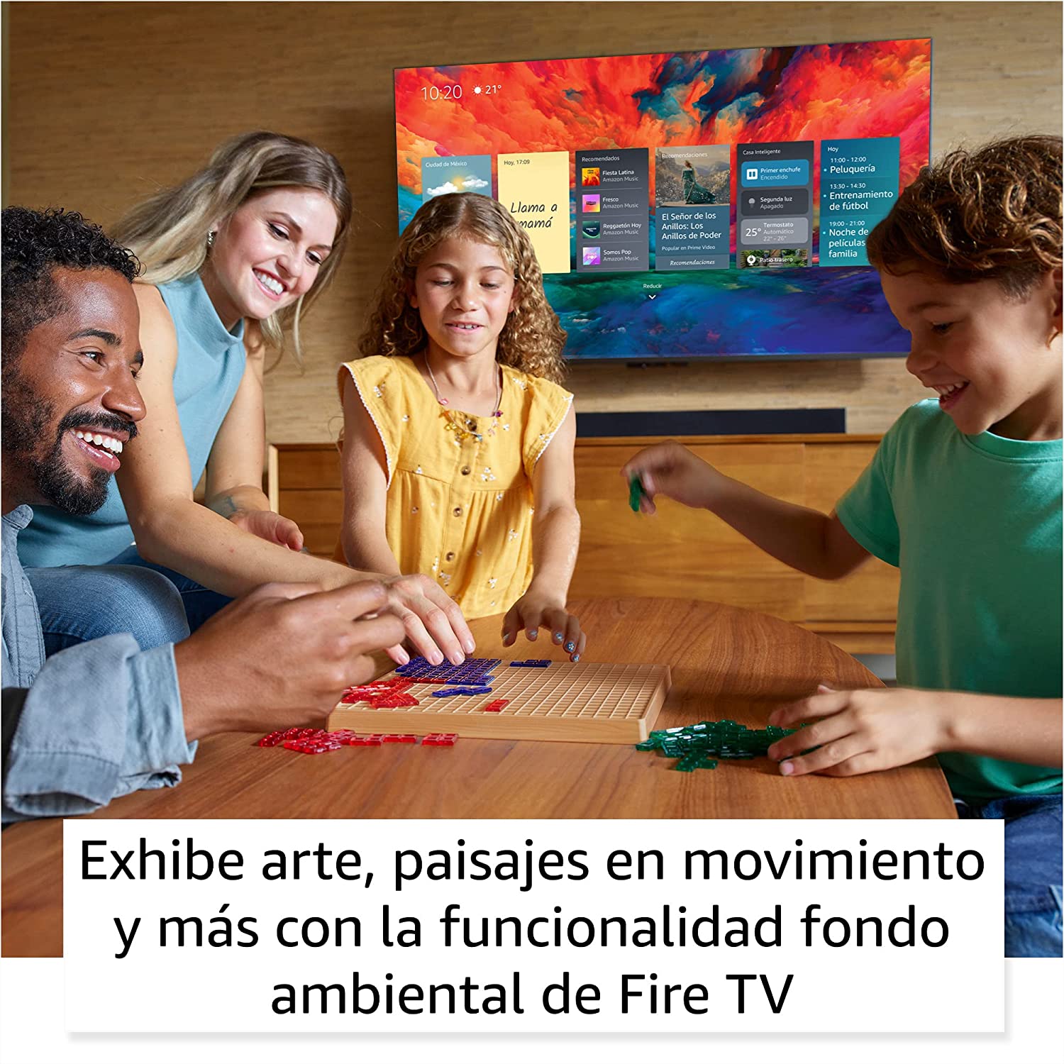 Televisión inteligente Amazon Fire TV Serie Omni QLED de 55" en 4K UHD con Dolby Vision IQ, atenuación local y control por voz con Alexa