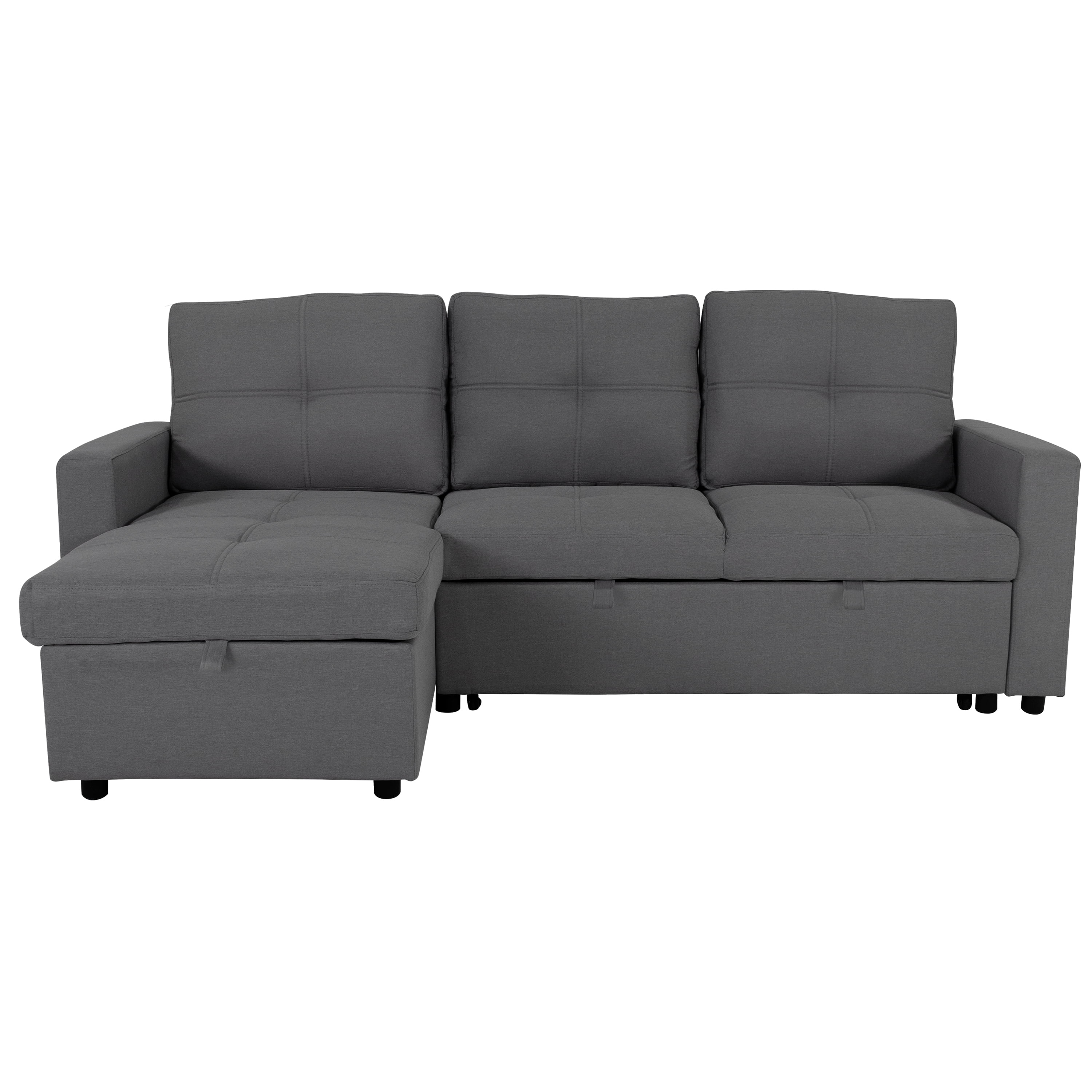 SOFÁ CAMA CON ALMACENAMIENTO TRIBECA GRIS CLARO