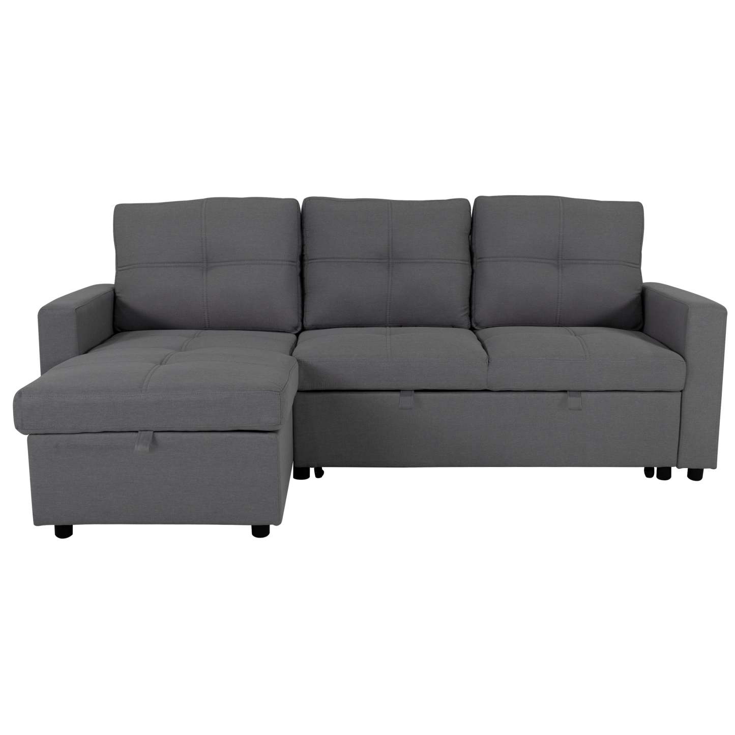 SOFÁ CAMA CON ALMACENAMIENTO TRIBECA GRIS CLARO