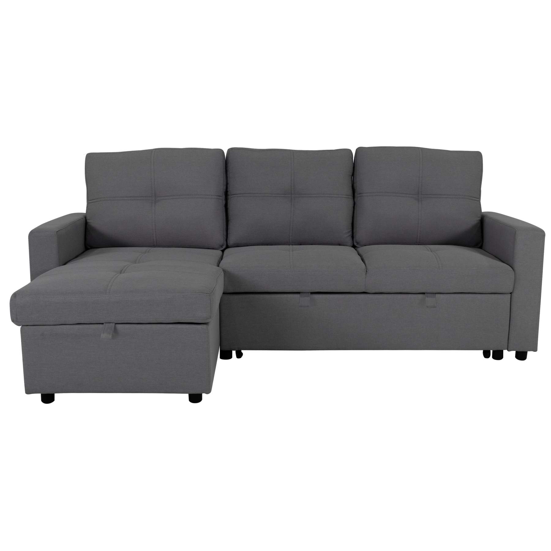 SOFÁ CAMA CON ALMACENAMIENTO TRIBECA GRIS CLARO