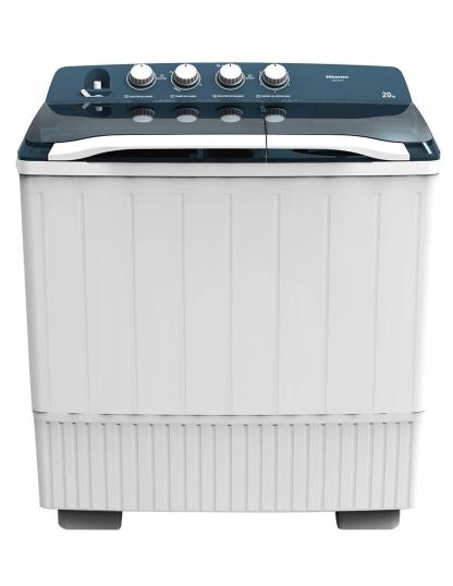 Lavadora doble tina Hisense 20 kg semiautomática carga superior WSA2001P-lavadora pegatinas