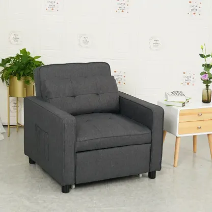 Sofá cama convertible 3 en 1, silla cama para dormitorio