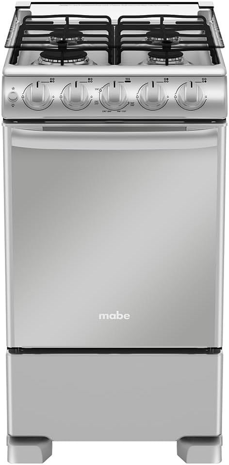 Mabe EM5045CAIS1 Estufa de Piso 50 cm, Color Plata Mercury