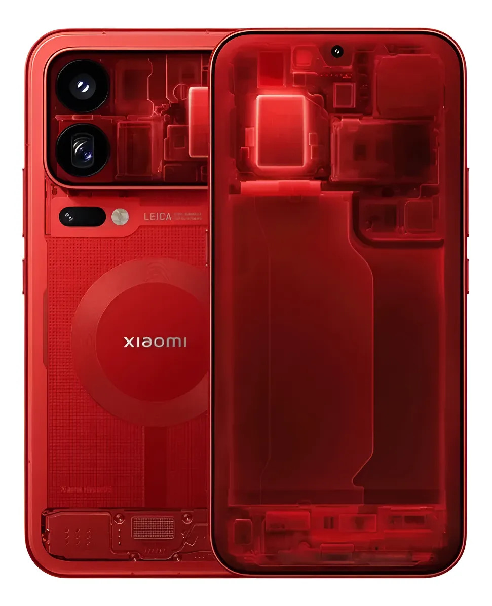 16GB RAM 1TB Edición Rojo Transparente Celular 5G Liberado Dual Sim Versión Español Pantalla Amoled Snapdragon Cámaras Leica Carga 120W