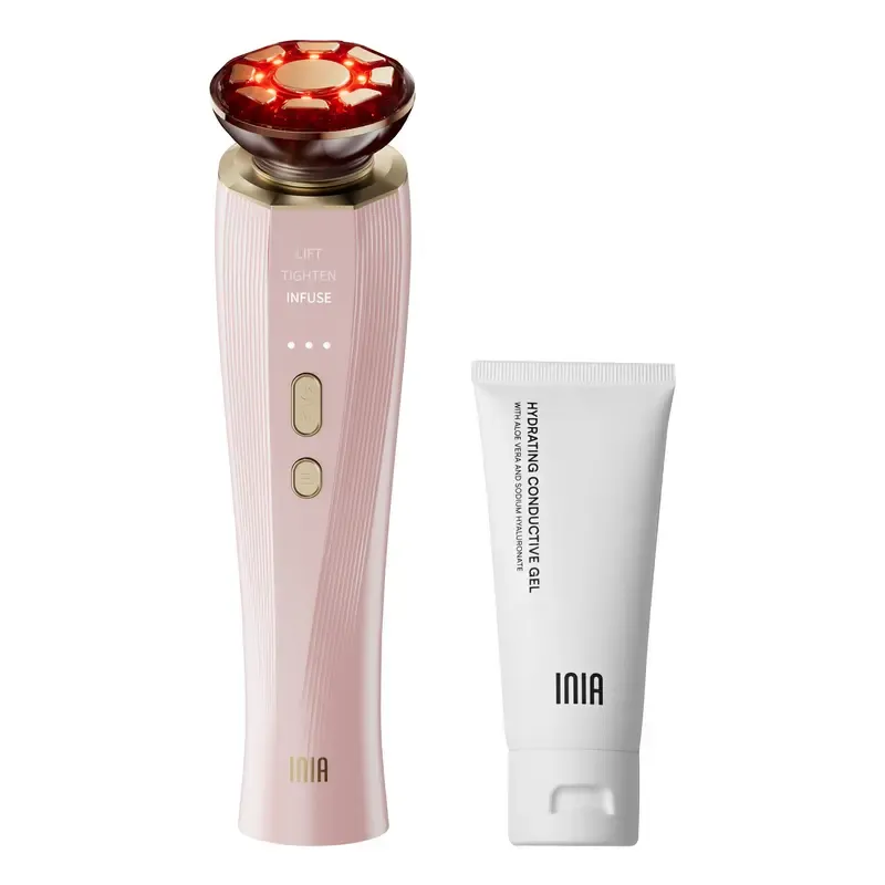 Masajeador Facial 3 en 1 para Rostro y Cuello | Dispositivo de Belleza Antiedad para Reafirmar, Levantar e Hidratar la Piel