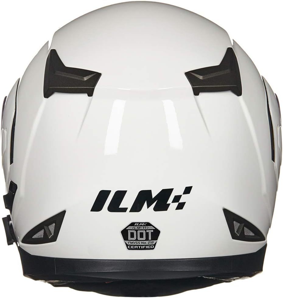 ILM - Casco de Motocicleta Modular Integrado con Bluetooth, con protección Solar para Mp3, Modelo 953/953 Pro