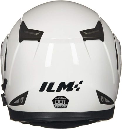 ILM - Casco de Motocicleta Modular Integrado con Bluetooth, con protección Solar para Mp3, Modelo 953/953 Pro