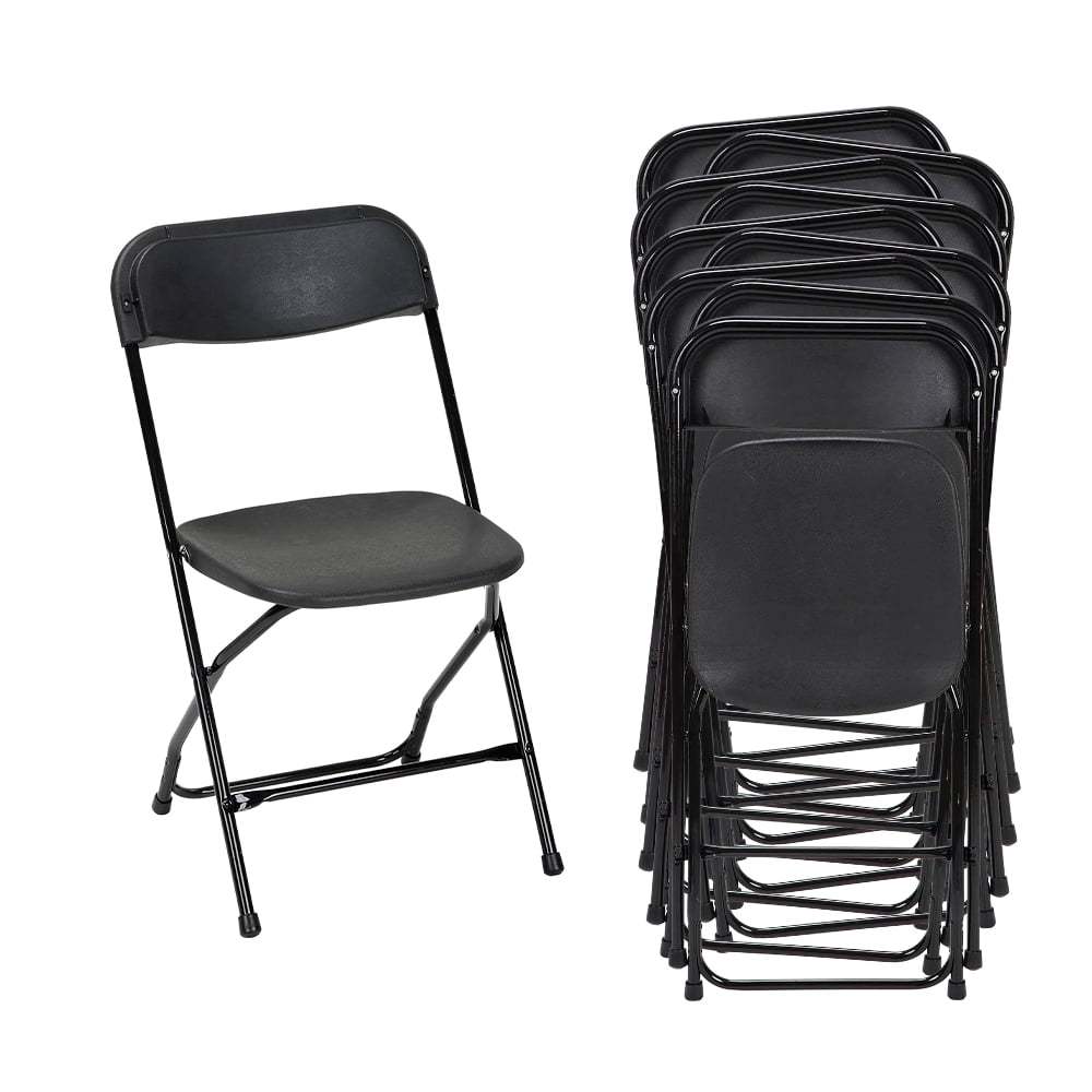 SET DE 10 SILLAS PLEGABLES PARA EVENTOS COLOR NEGRO GARDECOR