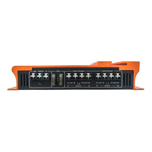Amplificador Fuente Dub By Audiobahn DUB6004 2400w 4ch Para Woofer Naranja