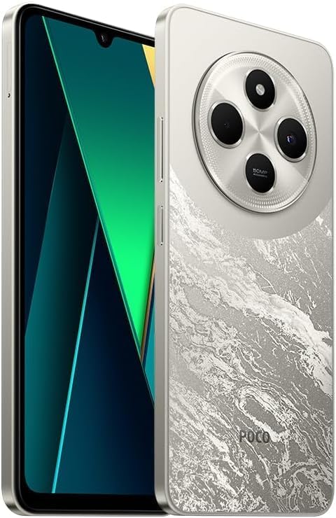 Xiaomi Celular Poco C75 Black 6GB RAM 128GB ROM Desbloqueado