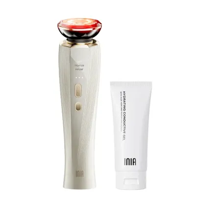 Masajeador Facial 3 en 1 para Rostro y Cuello | Dispositivo de Belleza Antiedad para Reafirmar, Levantar e Hidratar la Piel