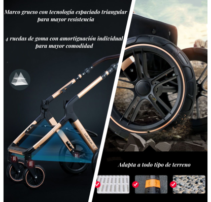 Coche Travel System X1 LuBabycas