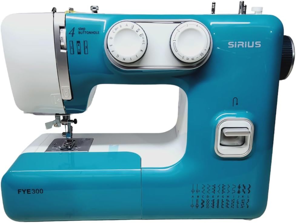 maquina de coser casera portatil hasta 24 puntadas (GREY GOLDEN)