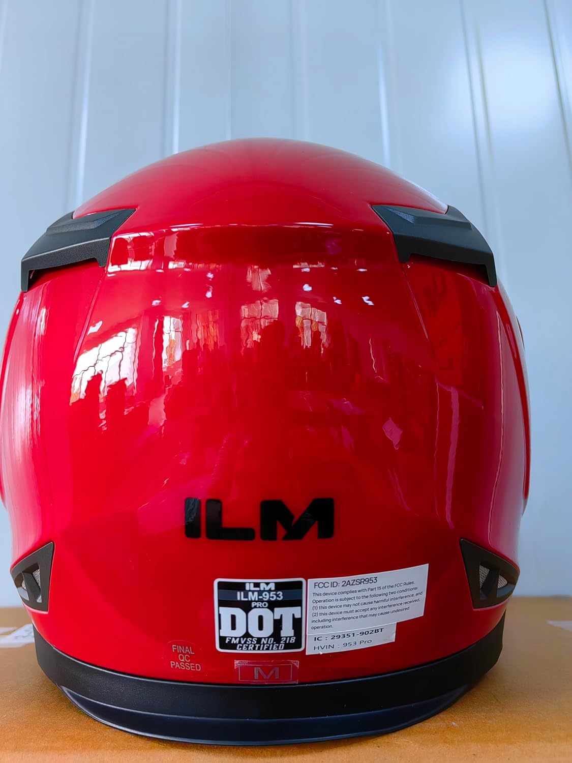 ILM - Casco de Motocicleta Modular Integrado con Bluetooth, con protección Solar para Mp3, Modelo 953/953 Pro