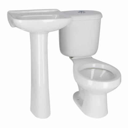 PAQUETE SANITARIO CON LAVABO DE 2 PIEZAS FUTURA II DUAL-Alfombra de baño