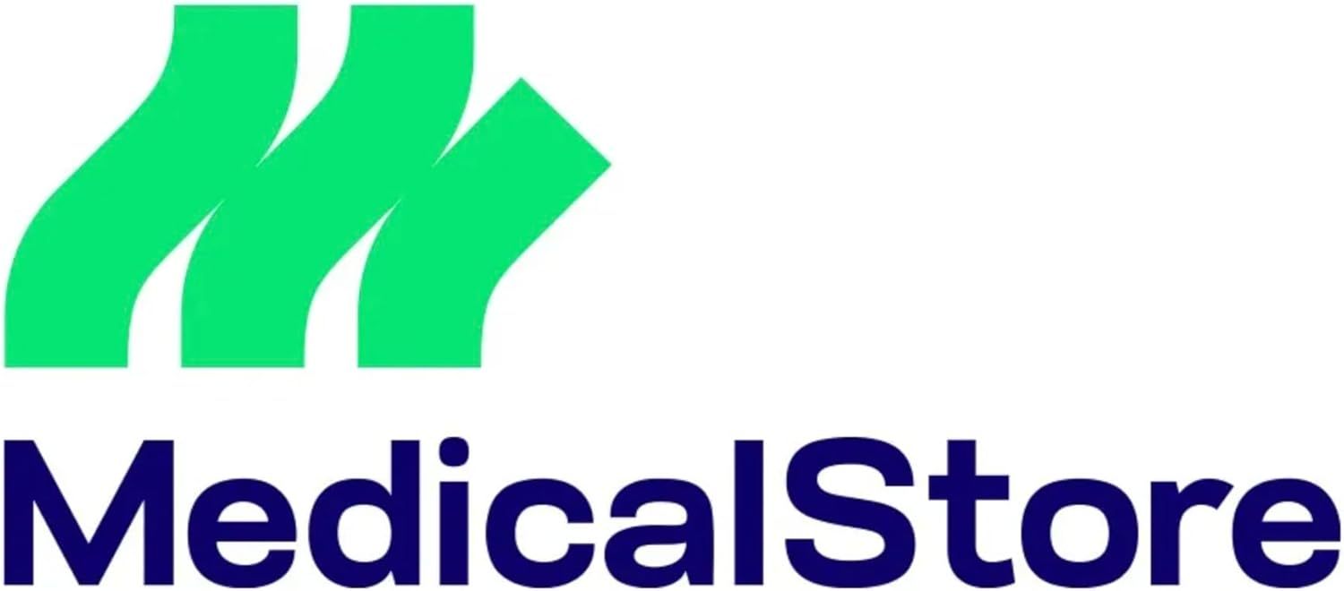 MEDICAL STORE Silla De Ruedas Ligera Adulto Mayor Todo Terreno Traslado Plegable Compacta Con Freno De Mano Rehabilitación Con Descansa Pies Abatible