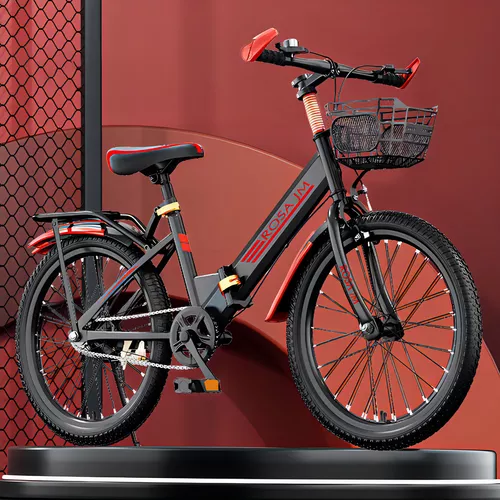 Bicicleta Infantil Plegable R20para NiÃ±o Con Casco De Color Negro TamaÃ±o Del Cuadro 20