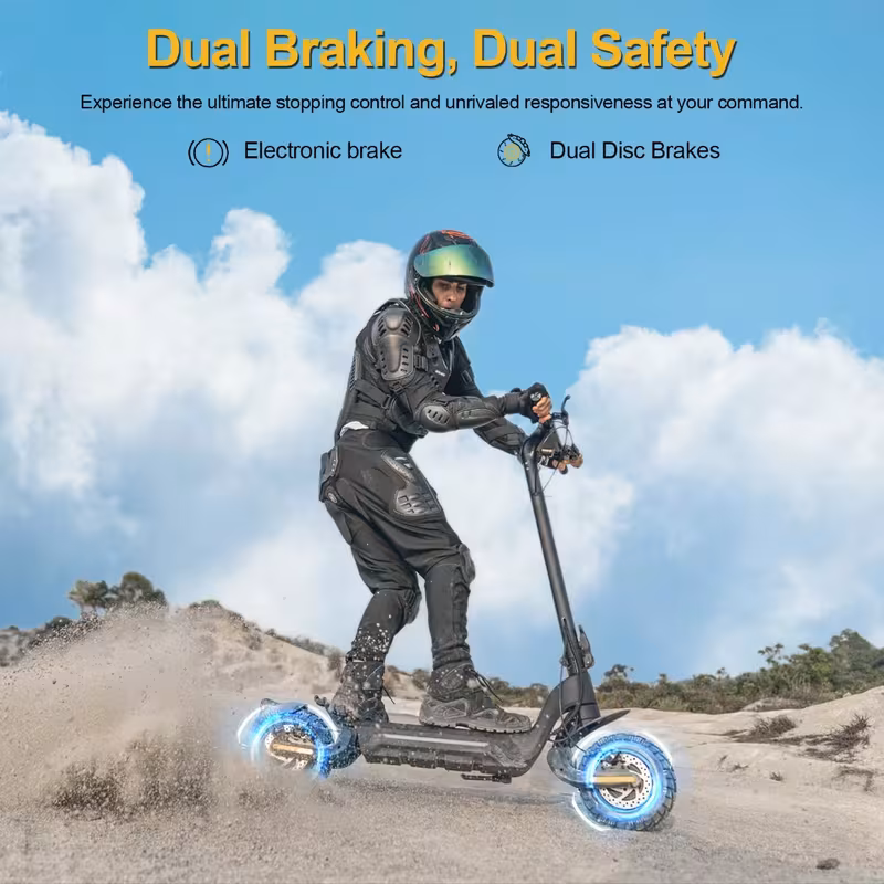   x5s scooter eléctrico para adultos, batería   potencia 864wh 18ah, 500w motores duales delantero y trasero,   para 25km/h, alcance de 70km, scooter eléctrico todoterreno para   para adultos, capacidad de carga 130kg, neumáticos todoterreno de 10 pulgadas,   duales delantero y trasero,   para viajes diarios todoterreno Detalles del producto 4