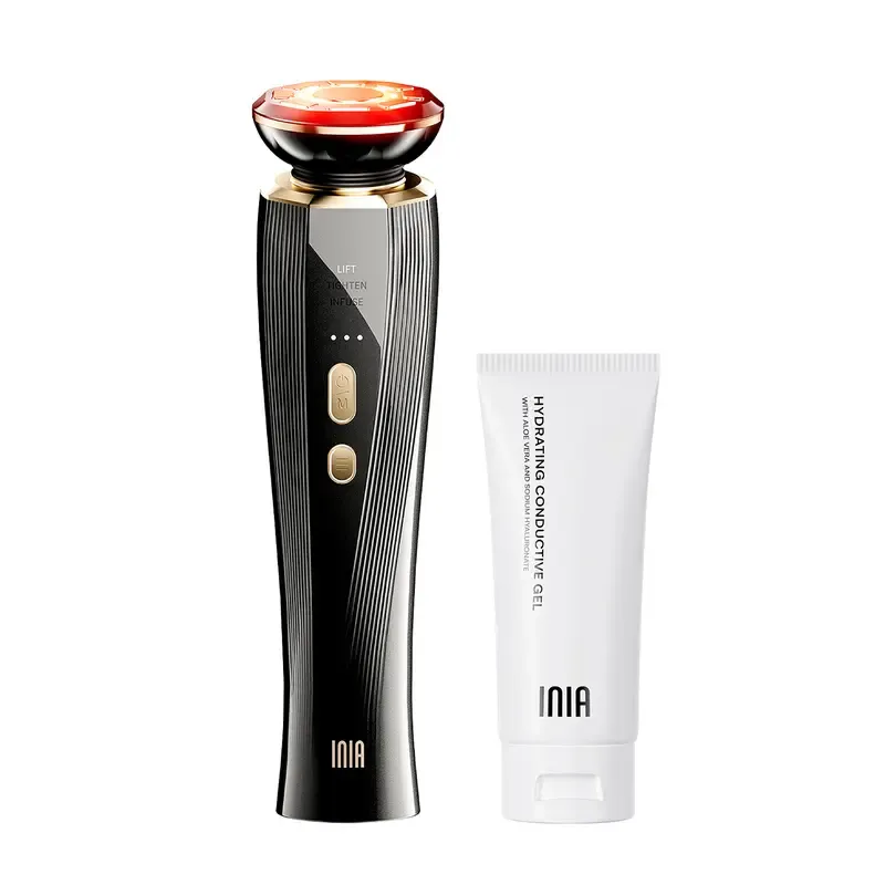 Masajeador Facial 3 en 1 para Rostro y Cuello | Dispositivo de Belleza Antiedad para Reafirmar, Levantar e Hidratar la Piel