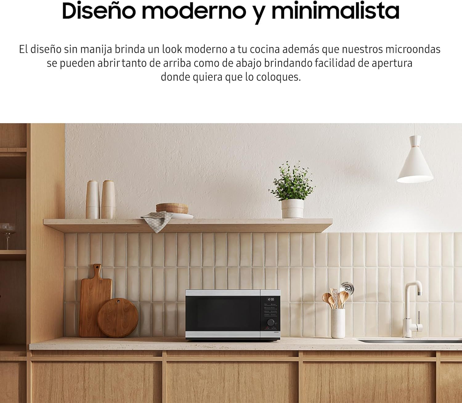 Samsung Horno de Microondas Samsung, 1.1 Pies, Acero Inoxidable, Cerámica
