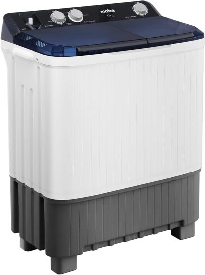 Mabe LMDX1123HBAB0 Lavadora Semi-Automática, 11 kg, color blanco