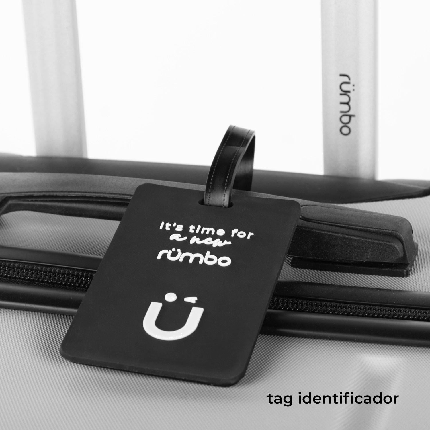 Juego 4 Maletas De Viaje Rigidas Ruedas 360 Bolsas De Viaje azul Rumbo RUM40