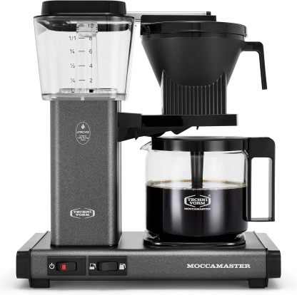 Moccamaster 53948 KBGV Select - Cafetera de 10 tazas, negro mate, 40 onzas, 1.25 l