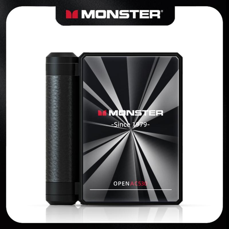 Monster Open-Ear Audífonos Inalámbricos, Bluetooth 6.0, 100 H de Duración, Compatibles con iPhone Android y Dispositivo Bluetooth, 14.2 mm Diafragmas, Para Gimnasio, Estudio y Trabajo - Regalo de Primera Elección