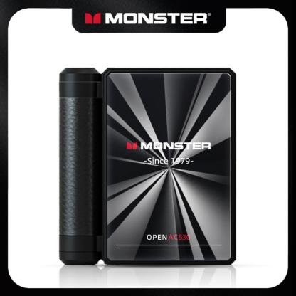 Monster Open-Ear Audífonos Inalámbricos, Bluetooth 6.0, 100 H de Duración, Compatibles con iPhone Android y Dispositivo Bluetooth, 14.2 mm Diafragmas, Para Gimnasio, Estudio y Trabajo - Regalo de Primera Elección