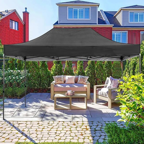 COBIZI - Toldo desplegable de 10 x 20 Pulgadas con 6 Paredes Laterales, toldo Impermeable para Eventos al Aire última intervensión, UPF 50+ cenador portátil para Fiestas, Playa, Camping, Boda,