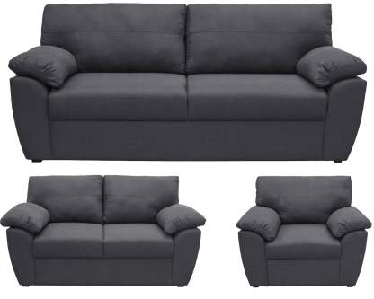 SALA ZERO GRIS 3-2-1, SOFA, LOVE SEAT Y SILLON
