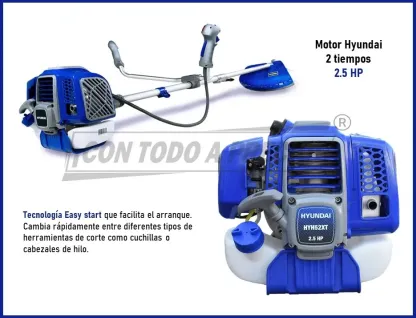 Desmalezadora A Gasolina Hyundai Hyh52xt 52cc C/accesorios