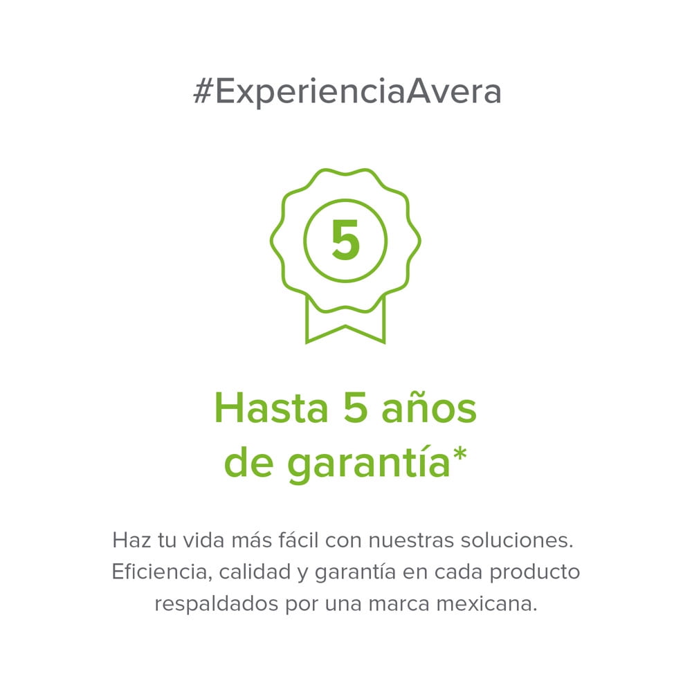 Calentador de Agua 6 Litros AVERA Boiler de Paso Gas Natural para 1 Servicio AVERA C6LNAT Calentador de Paso Uso Exclusivo Gas Natural