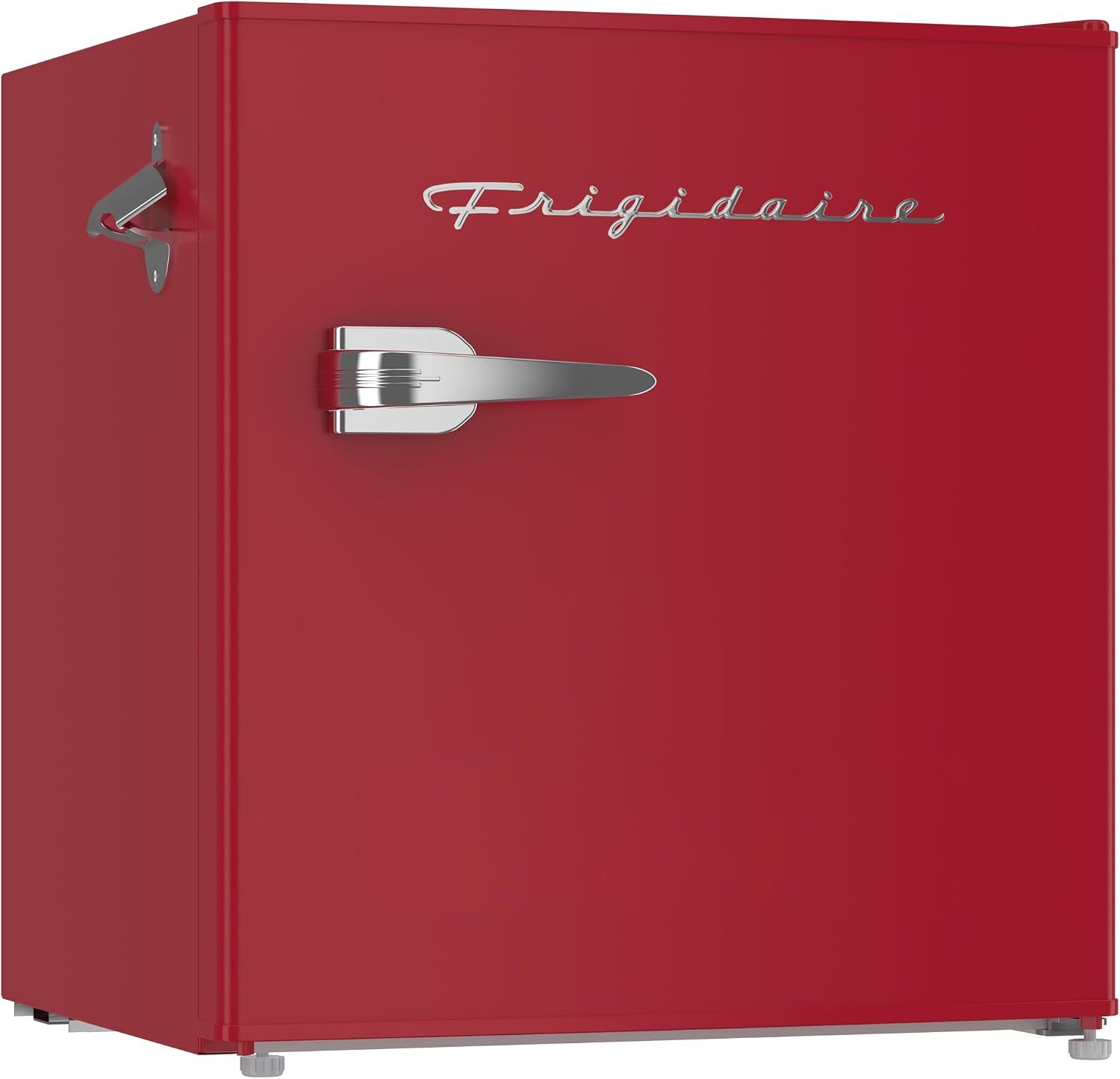 ❄️ Mini Refrigerador Retro Frigidaire EFR176 Rosa 1.6 Pies Cúbicos, Abridor de Botellas Incorporado, Ideal para Oficina, Dormitorio y Residencia Estudiantil
