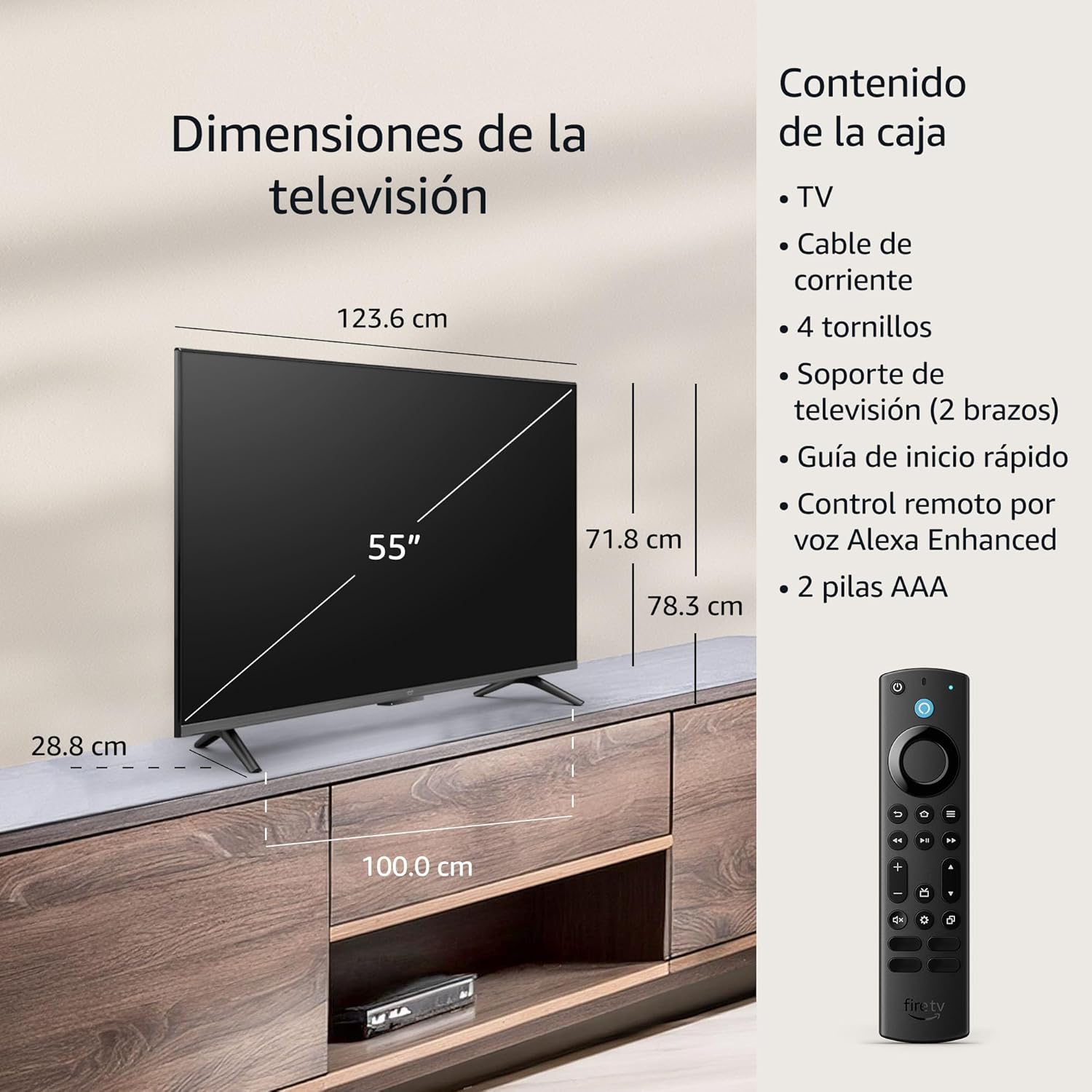 Televisión inteligente Amazon Fire TV Serie 4 de 50” en 4K UHD (modelo más reciente)
