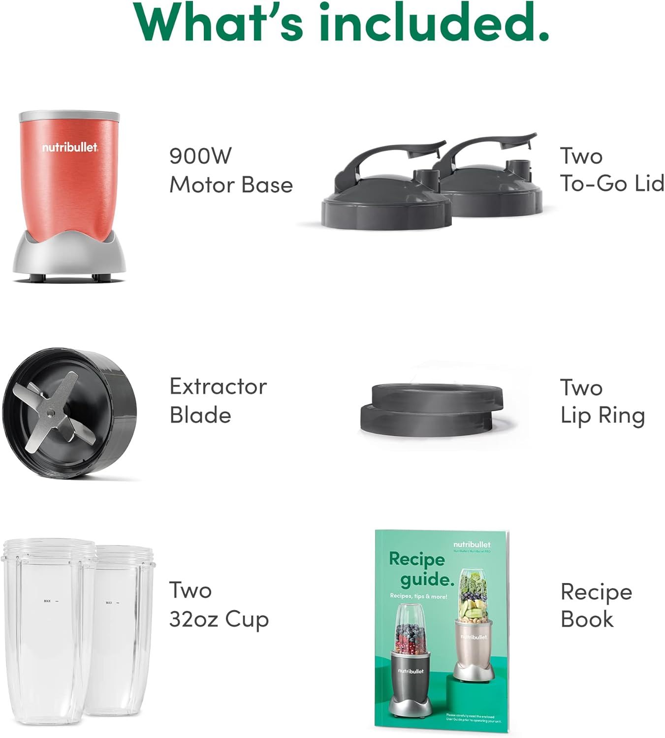 NutriBullet NB9-1301W Pro 13 Pcs White, 900W