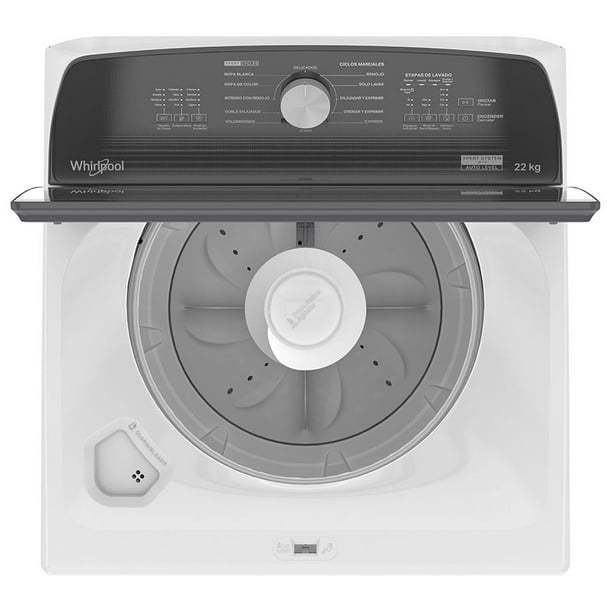 Lavadora Carga Superior 22 kg Xpert System Agitador Blanco 8MWTW2231WJB Whirlpool Lavadora Carga Superior 22 kg Xpert System Agitador Blanco 8MWTW2231WJB
