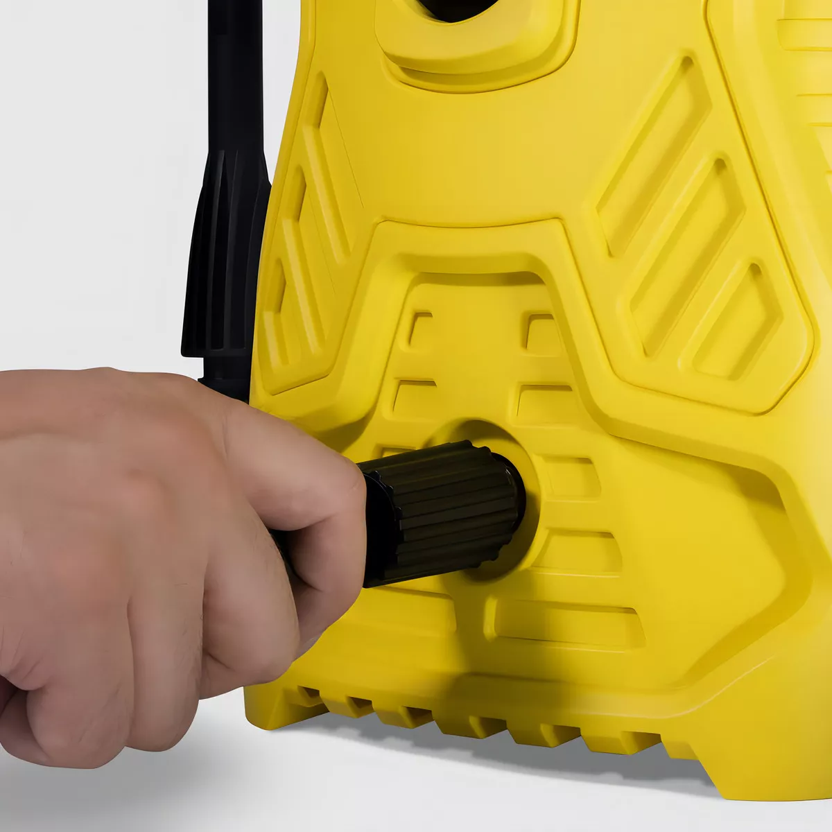 Lavadora de alta presión Kärcher Compacta amarilla y negra de 1200 W con 1500 psi de presión máxima de 110 V