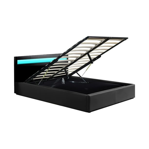 Base King Size Led Almacenamiento Y Bluetooth Bossa Galaxy
