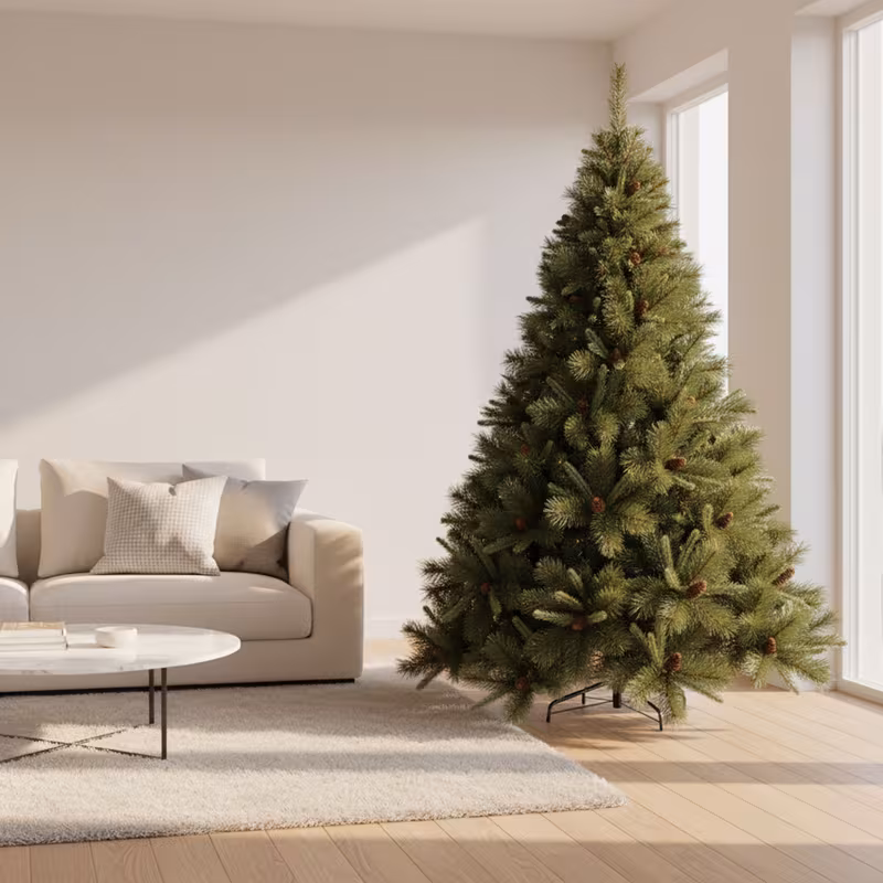   de navidad tradicional de   con   en pvc y pp, ø114x180h cm, 668 puntas Detalles del producto 1