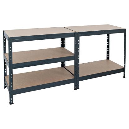 Estante Rivet 5 Nivel(es) 90x176x40 cm Gris