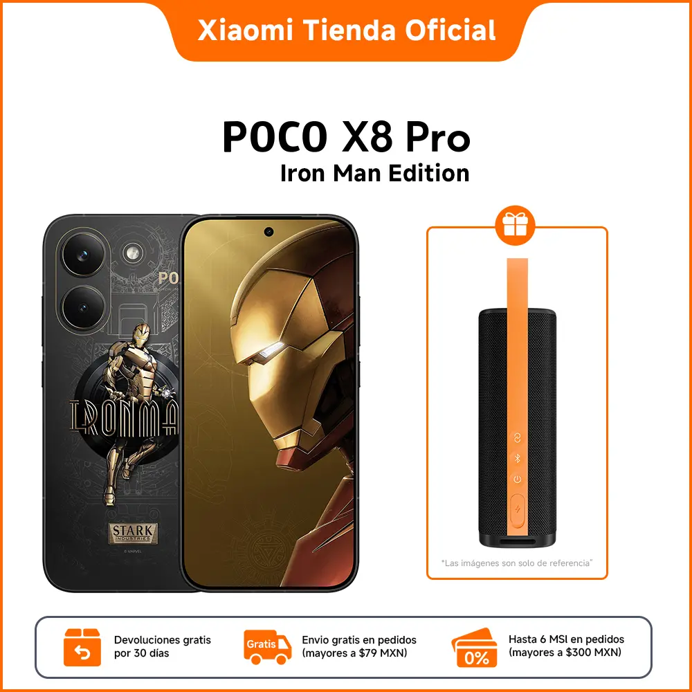 POCO X8 Pro | Con regalo exclusivo | Procesador Dimensity 8500-Ultra | Batería de 6500mAh (típ) con HyperCharge de 100W | Pantalla AMOLED ultrabrillante de 1.5K y 120Hz | Cámara Sony IMX882 de 50MP con OIS | Resistencia al polvo y al agua IP68