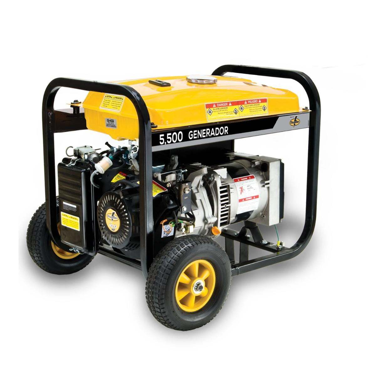 Generador Monofásico de 5,500 W pico con motor Thunder de 11 HP