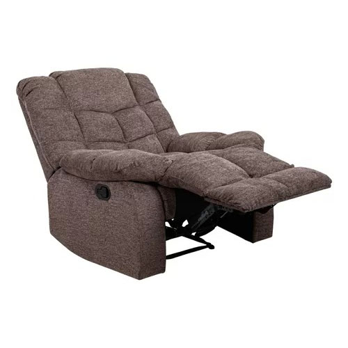Sillón Reposet Reclinable De Tela Manual Moderno Ethan