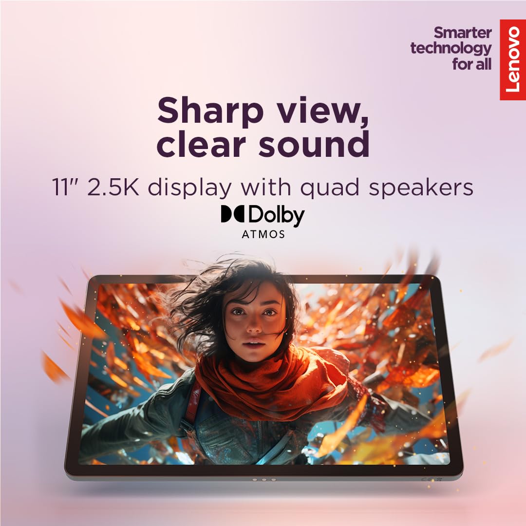 Lenovo Idea Tab 11" 2.5K 8GB RAM 128GB con Teclado y Tab Pen (Modelo 2025)